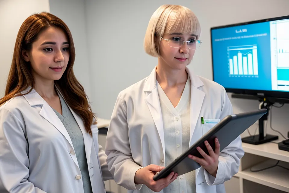 A medical lab report showing a healthy A1C level of 5.4.
