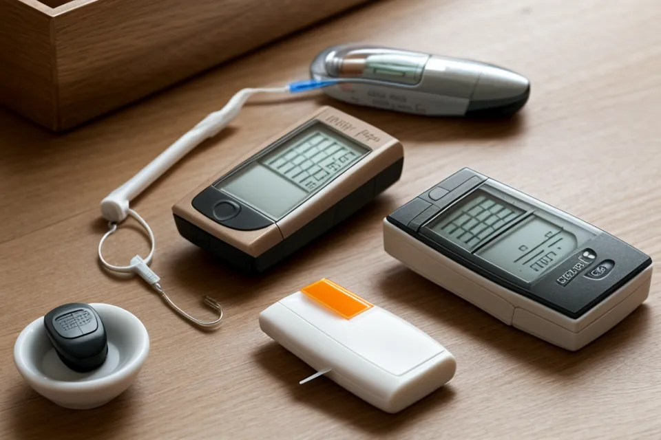 Glucose meter reading logged during supplement testing for stress-related blood sugar spikes