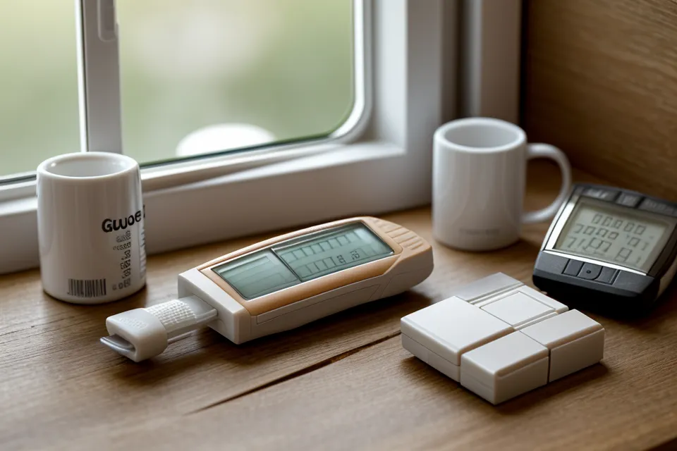 Berberine testing capsule weighed on a kitchen scale during a glucose tracking supplement trial