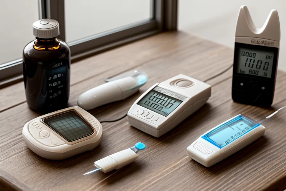 Lancet pen glucose check before breakfast, part of a daily glucose tracking routine for a prediabetes lifestyle