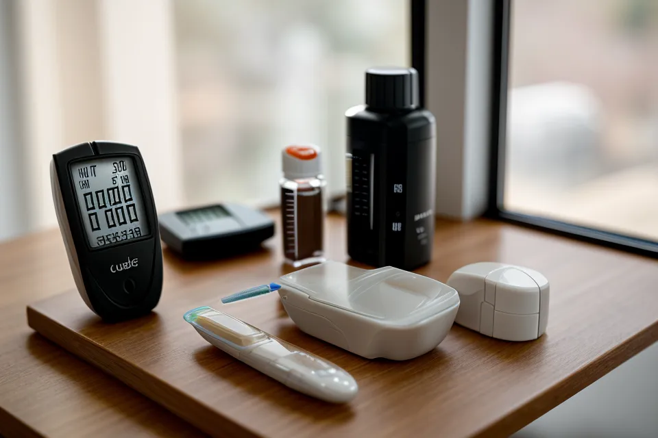 Finger-prick glucose meter reading used to compare blood sugar support supplement results