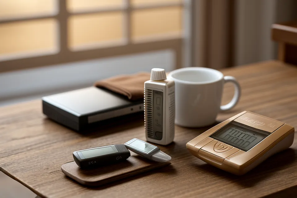 Testing blood sugar with a glucose meter to track a supplement trial