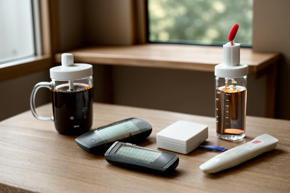 Three blood sugar supplement bottles compared side by side during testing
